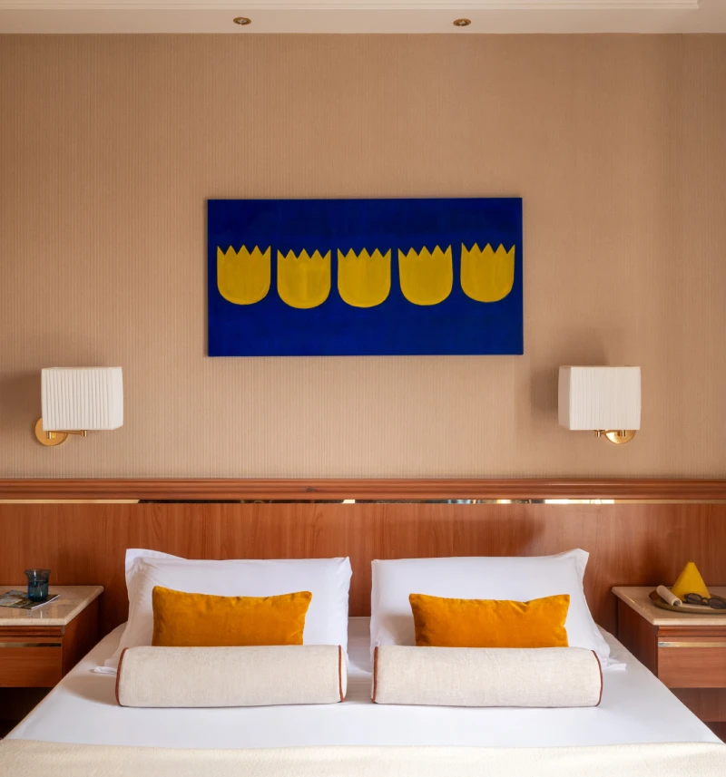 Classic double room with king-size bed and elegant furnishings, comfortable stay near Roma Termini and Piazza della Repubblica - Hotel Diocleziano, BZAR hotels in Rome