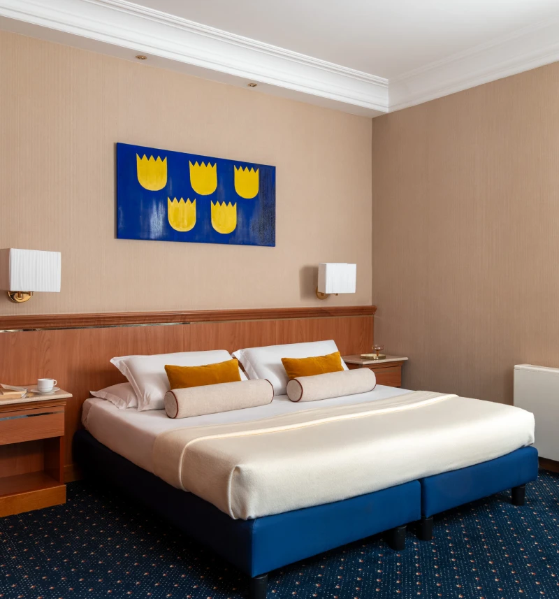 Superior room with large windows overlooking central Rome, elegant stay near Piazza della Repubblica - Hotel Diocleziano, BZAR hotels in Rome